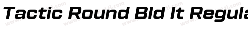 Tactic Round Bld It Regular字体转换